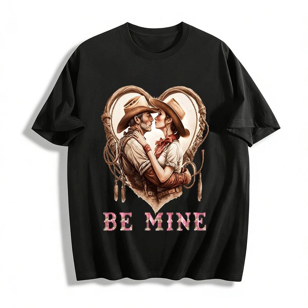 Valentine s Day Western Cowboy Couple Print Casual Top Pure cotton T-shirt XXS
Valentine s Day Western Cowboy Couple Print Casual Top Pure cotton T-shirt XXS