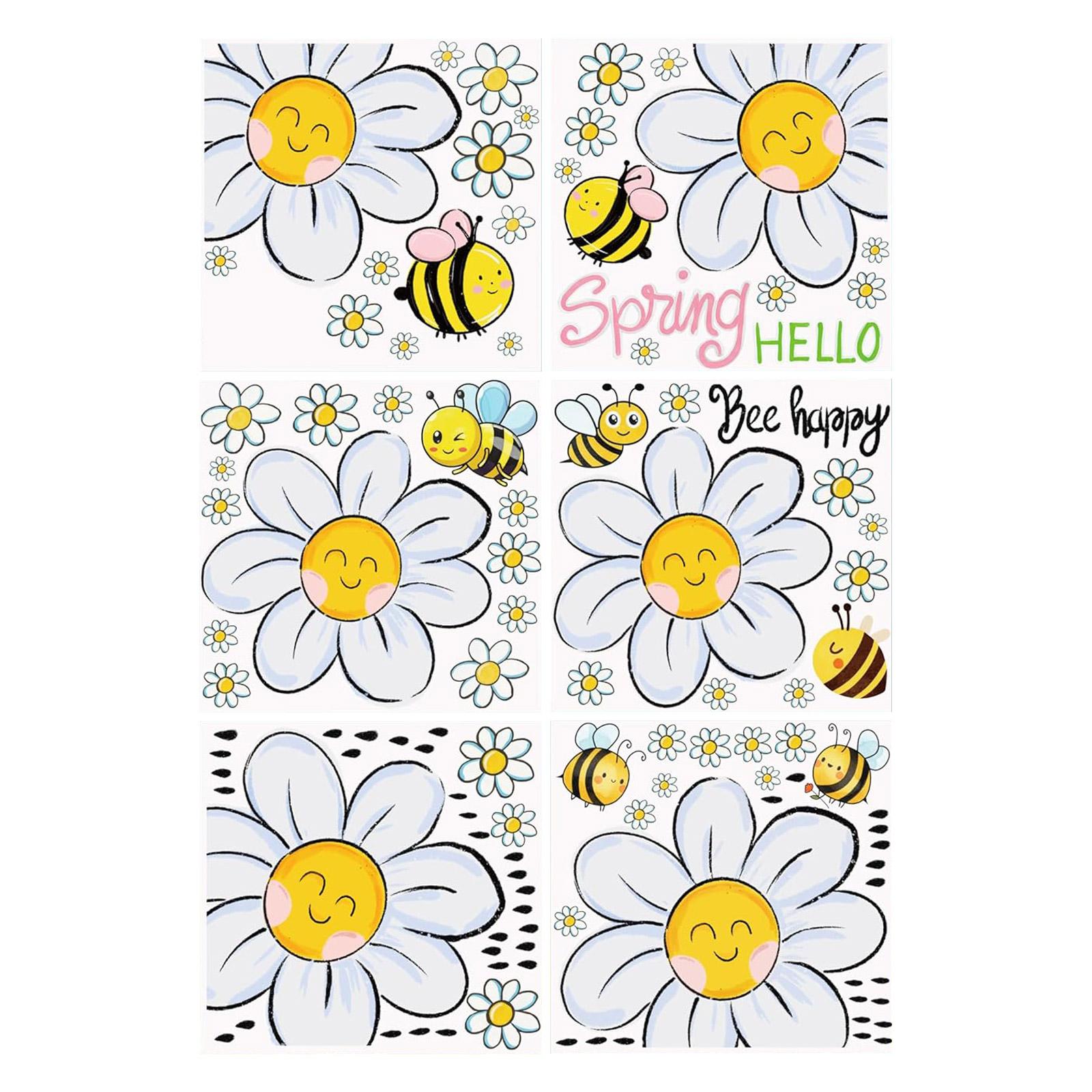 Spring And Summer Bee Flower Window Sticker,Glass Window Stickers, Pattern, Spring Door, Wall, And Window Decorations One Size жовтий
Spring And Summer Bee Flower Window Sticker,Glass Window Stickers, Pattern, Spring Door, Wall, And Window Decorations One Size жовтий