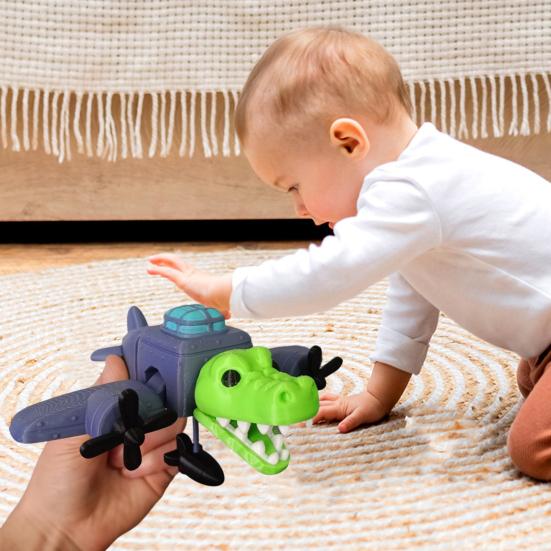 Yousheng 3D Printed Crocodile Ornament Portable Animal Fidget Toy Flexible Bomber Crocodile Stress Relief Toy for Home Office Decor
Yousheng 3D Printed Crocodile Ornament Portable Animal Fidget Toy Flexible Bomber Crocodile Stress Relief Toy for Home Office Decor