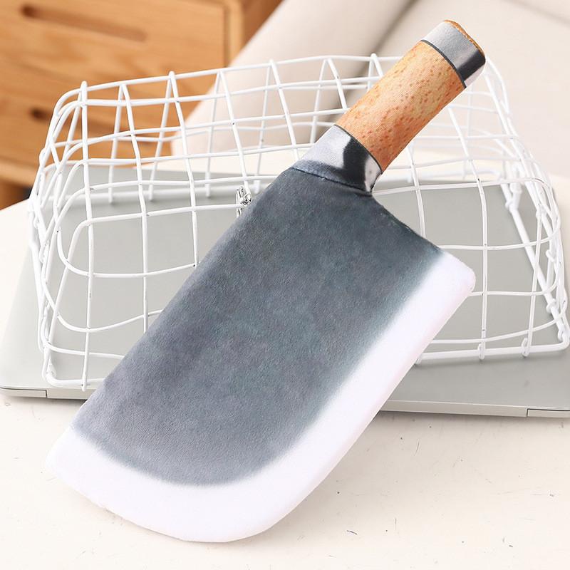 Kitchen Plush Simulated Toy Creative Wallet Storage Bag Child Holiday Gift Round Knife,26cm
Kitchen Plush Simulated Toy Creative Wallet Storage Bag Child Holiday Gift Round Knife,26cm