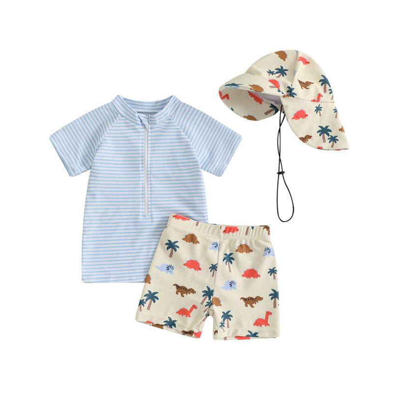 Малюк Дитина Літні Купальні Набори Топ з коротким рукавом Шорти та Капелюх від сонця 12-18M
Малюк Дитина Літні Купальні Набори Топ з коротким рукавом Шорти та Капелюх від сонця 12-18M