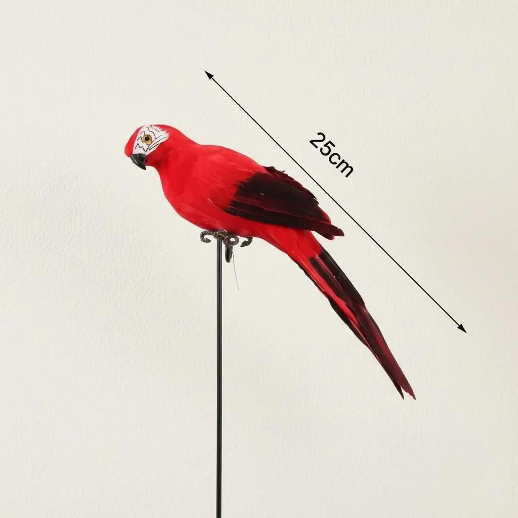 Faux Feathered Parrot Bird Statue 25cm 35cm Modern Home Zoo Garden Ornament Decorative Mini Model
Faux Feathered Parrot Bird Statue 25cm 35cm Modern Home Zoo Garden Ornament Decorative Mini Model