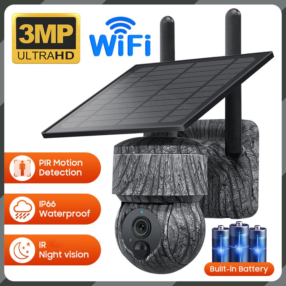Camouflage Solar-Powered Outdoor Waterproof Surveillance Camera
Camouflage Solar-Powered Outdoor Waterproof Surveillance Camera