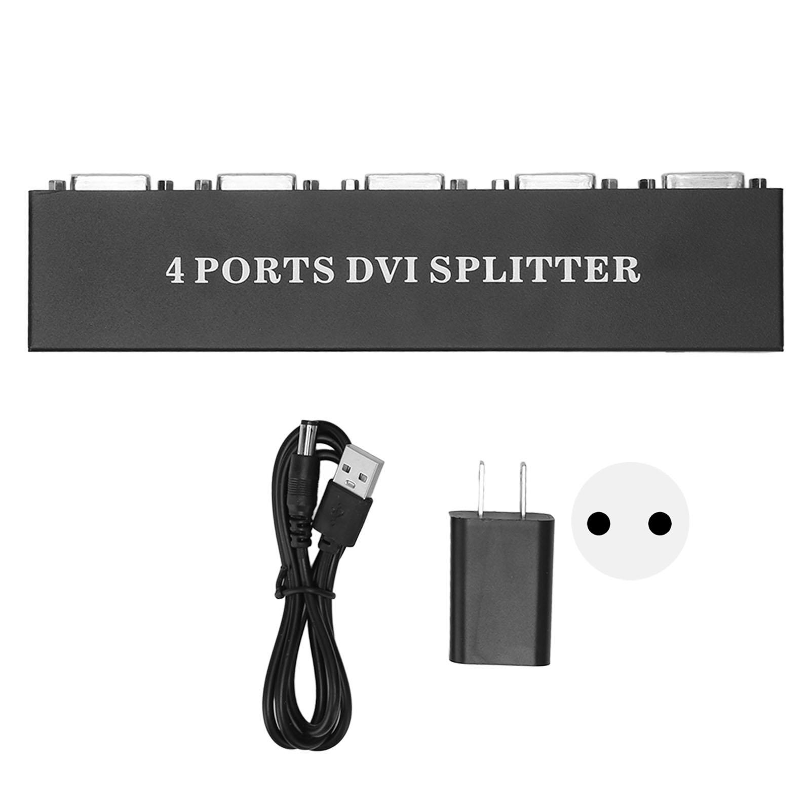 Разветвитель DVI 1 в 4 выхода HD, без потерь, Plug and Play, видеодубликатор для ПК, ноутбука, HDTV P
Разветвитель DVI 1 в 4 выхода HD, без потерь, Plug and Play, видеодубликатор для ПК, ноутбука, HDTV P