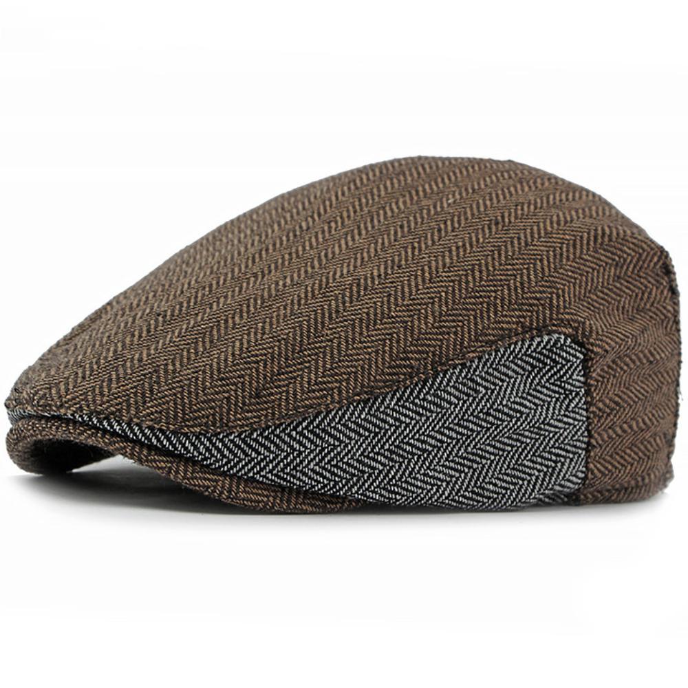 HT4240 Mens Beret Women Spring Autumn Winter Cap Retro Striped Beret Hat Male Female Ivy Flat Cap Adjustable Patchwork Beret Cap L 58-60cm
HT4240 Mens Beret Women Spring Autumn Winter Cap Retro Striped Beret Hat Male Female Ivy Flat Cap Adjustable Patchwork Beret Cap L 58-60cm