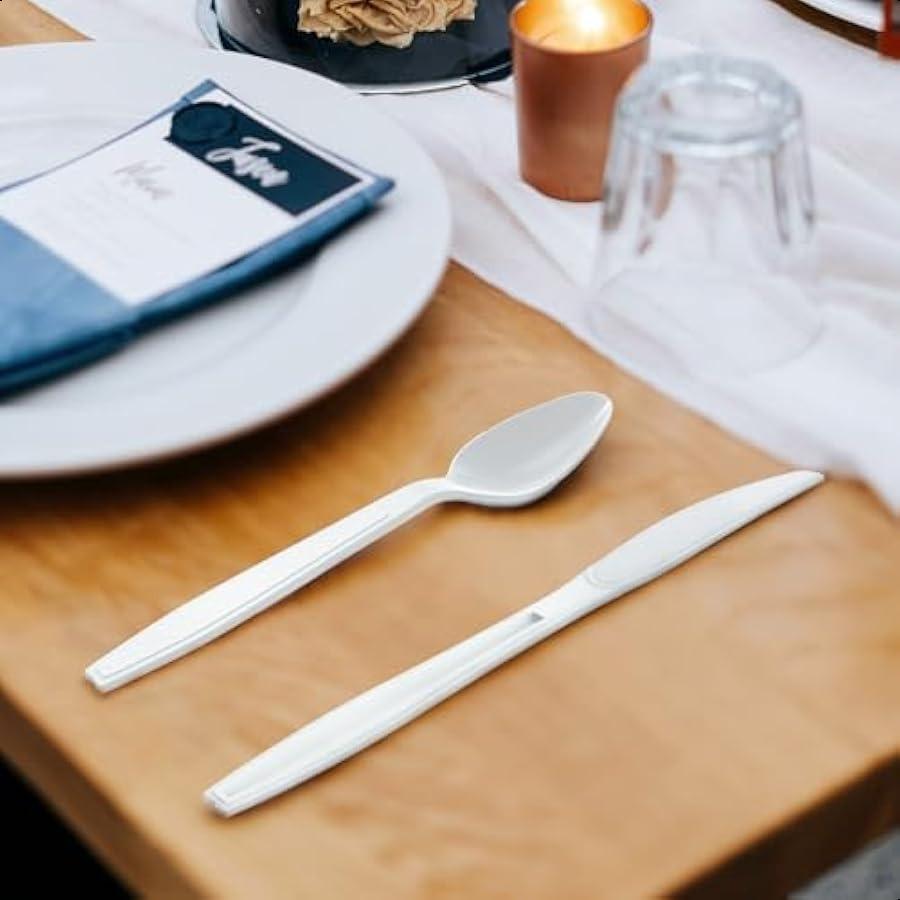200 Count White Plastic Knives Heavy Duty Premium Disposable Forks Heat Resistant and BPA Free Durable Plastic Cutlery for Dail United States
200 Count White Plastic Knives Heavy Duty Premium Disposable Forks Heat Resistant and BPA Free Durable Plastic Cutlery for Dail United States