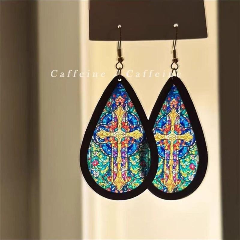 Vintage Church Style Water Drop Earrings for Women Simple Acrylic Wooden Dangle Earring Party Daily Zircon
Vintage Church Style Water Drop Earrings for Women Simple Acrylic Wooden Dangle Earring Party Daily Zircon