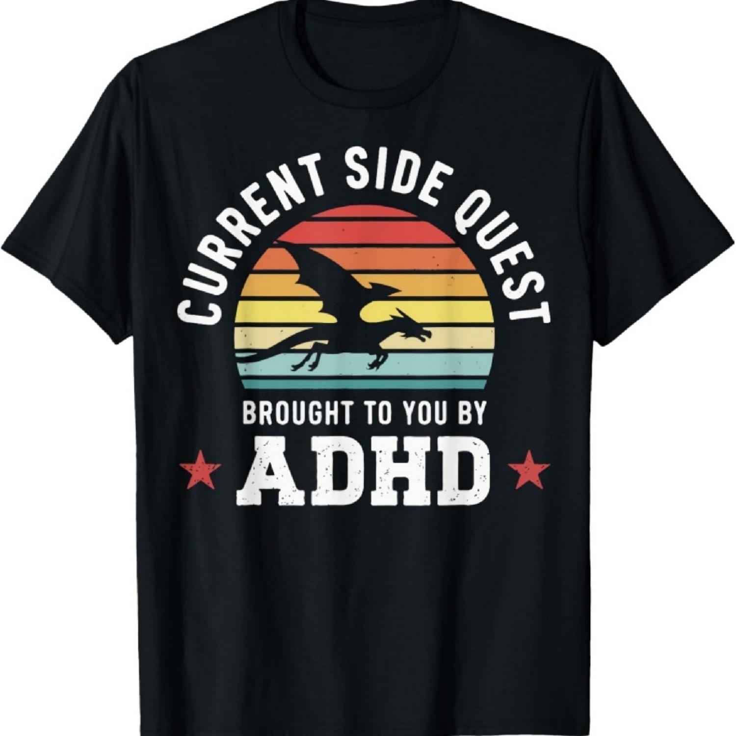 Current Side Quest Brought To You By Adhd T-Shirt XXXXXL чорний
Current Side Quest Brought To You By Adhd T-Shirt XXXXXL чорний