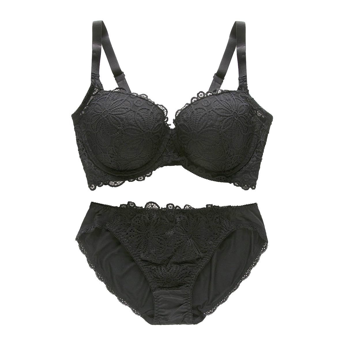 Galaxy Beautiful Breast High Bra and Panty GHI Bra, Backless, Sides, 3/4 Cup, Set, (BK-Black, G65)
Galaxy Beautiful Breast High Bra and Panty GHI Bra, Backless, Sides, 3/4 Cup, Set, (BK-Black, G65)