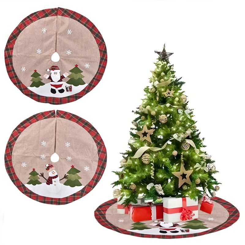 1PC Tree Skirt Xmas Supplies Xmas Tree Base Cover Holiday Christmas Skirt Party Decorations 108cm 108cm
1PC Tree Skirt Xmas Supplies Xmas Tree Base Cover Holiday Christmas Skirt Party Decorations 108cm 108cm
