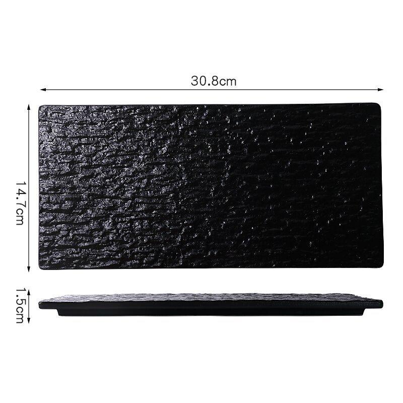 Rectangular Ceramic Stone Patterned Western Dining Plate, Sushi Plate, Specialty Restaurant Tableware, Sashimi Display Plate
Rectangular Ceramic Stone Patterned Western Dining Plate, Sushi Plate, Specialty Restaurant Tableware, Sashimi Display Plate