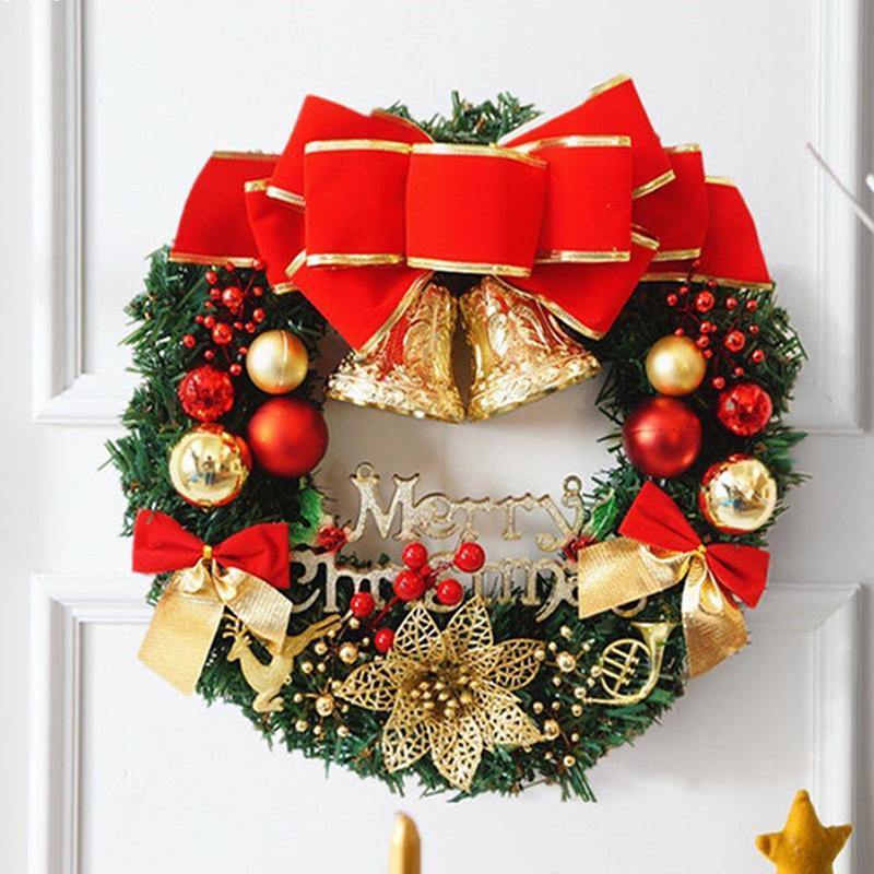 30/40cm Christmas Wreath Xmas Door Garland Hanging Oranments Merry Christmas Decoration For Home 2025 New Year Navidad Door Pend
30/40cm Christmas Wreath Xmas Door Garland Hanging Oranments Merry Christmas Decoration For Home 2025 New Year Navidad Door Pend