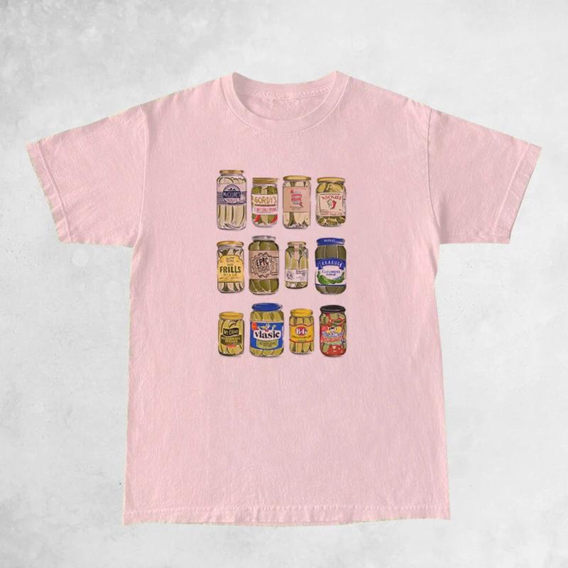 Canned Pickles Vintage TShirts Women Cute Funny Pickle Lovers Tshirts Short Sleeve Trendy Fashion Pickle Jar Tee Shirt Tops 4XL
Canned Pickles Vintage TShirts Women Cute Funny Pickle Lovers Tshirts Short Sleeve Trendy Fashion Pickle Jar Tee Shirt Tops 4XL