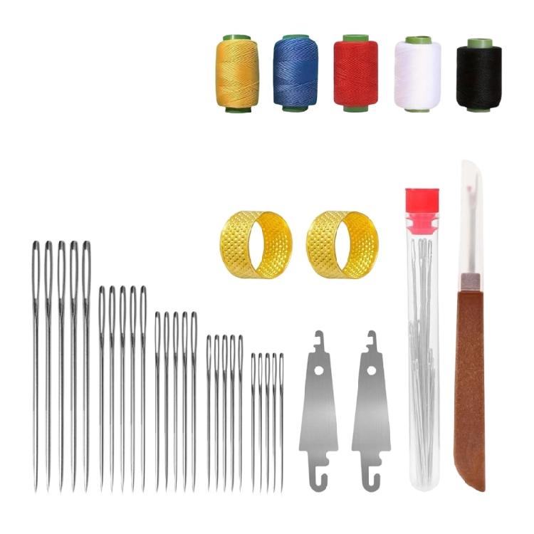 Easy Threading Hand Sewing Needle Sewing Kits for Adult with Visual Issues Multiuse Sewing Set for Craft Project Making
Easy Threading Hand Sewing Needle Sewing Kits for Adult with Visual Issues Multiuse Sewing Set for Craft Project Making