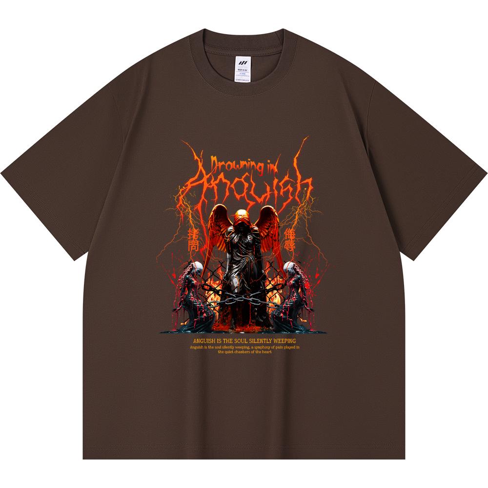230GSM 100% Cotton T-Shirt Drowning in Anguish Print Tees Funny Harajuku Style Combed Cotton Tshirt XS абрикосовый
230GSM 100% Cotton T-Shirt Drowning in Anguish Print Tees Funny Harajuku Style Combed Cotton Tshirt XS абрикосовый