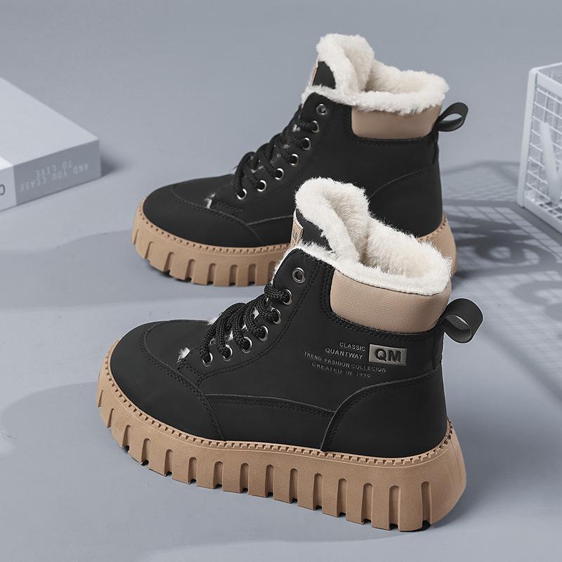 Флисовые теплые хлопковые туфли 2025 зима новые студенческие холодостойкие зимние сапоги на толстой подошве ботинки Мартин 35
Флисовые теплые хлопковые туфли 2025 зима новые студенческие холодостойкие зимние сапоги на толстой подошве ботинки Мартин 35