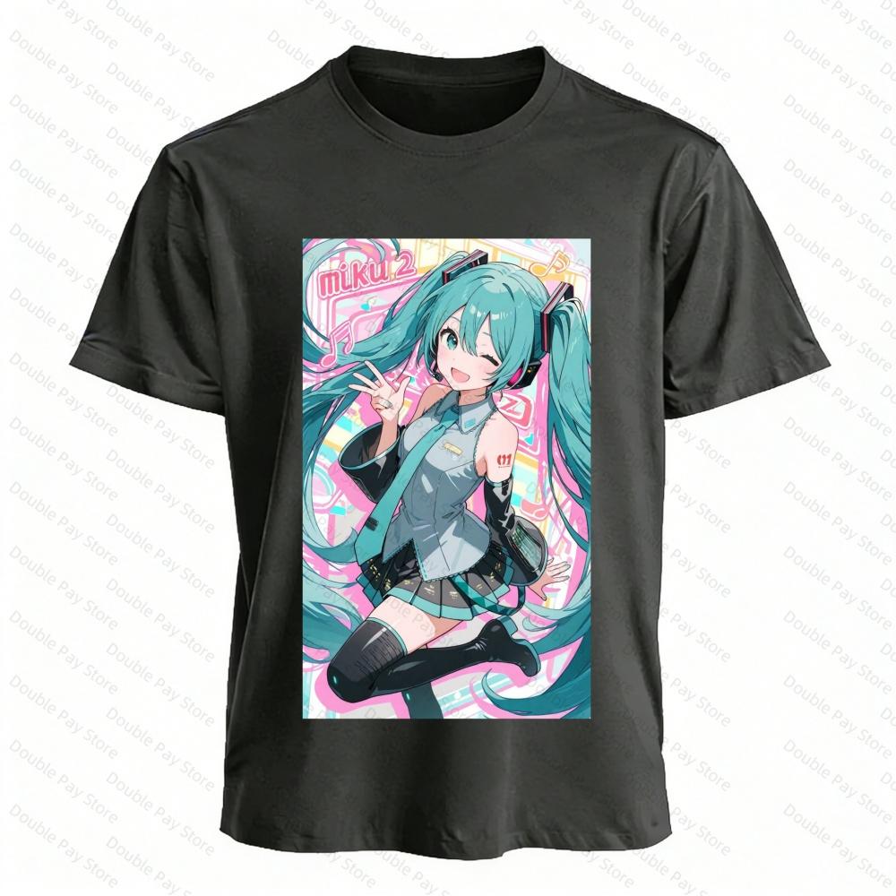 Summer Animation Surrounding ink Green Neon Hatsune miku Sweet Cool Loose Breathable Tshirts for Unisexs Shirts Women tshirts 4XL
Summer Animation Surrounding ink Green Neon Hatsune miku Sweet Cool Loose Breathable Tshirts for Unisexs Shirts Women tshirts 4XL