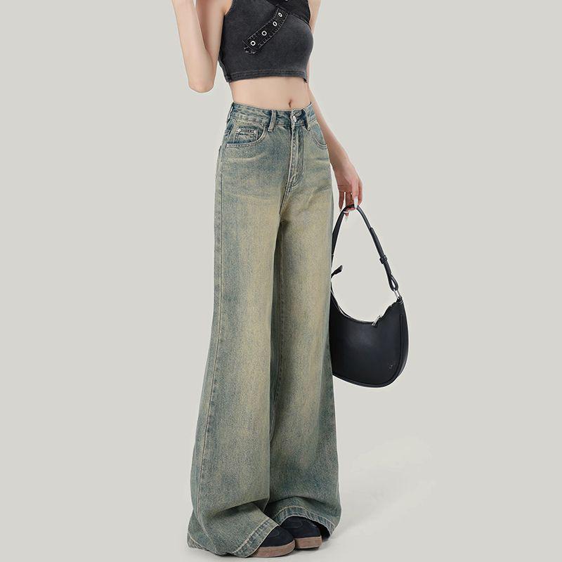 Women s 2025 Summer High-Waisted Wide-Leg Jeans: Loose, Thin, Non-Clingy Micro-Flare Pants 2X-Large
Women s 2025 Summer High-Waisted Wide-Leg Jeans: Loose, Thin, Non-Clingy Micro-Flare Pants 2X-Large