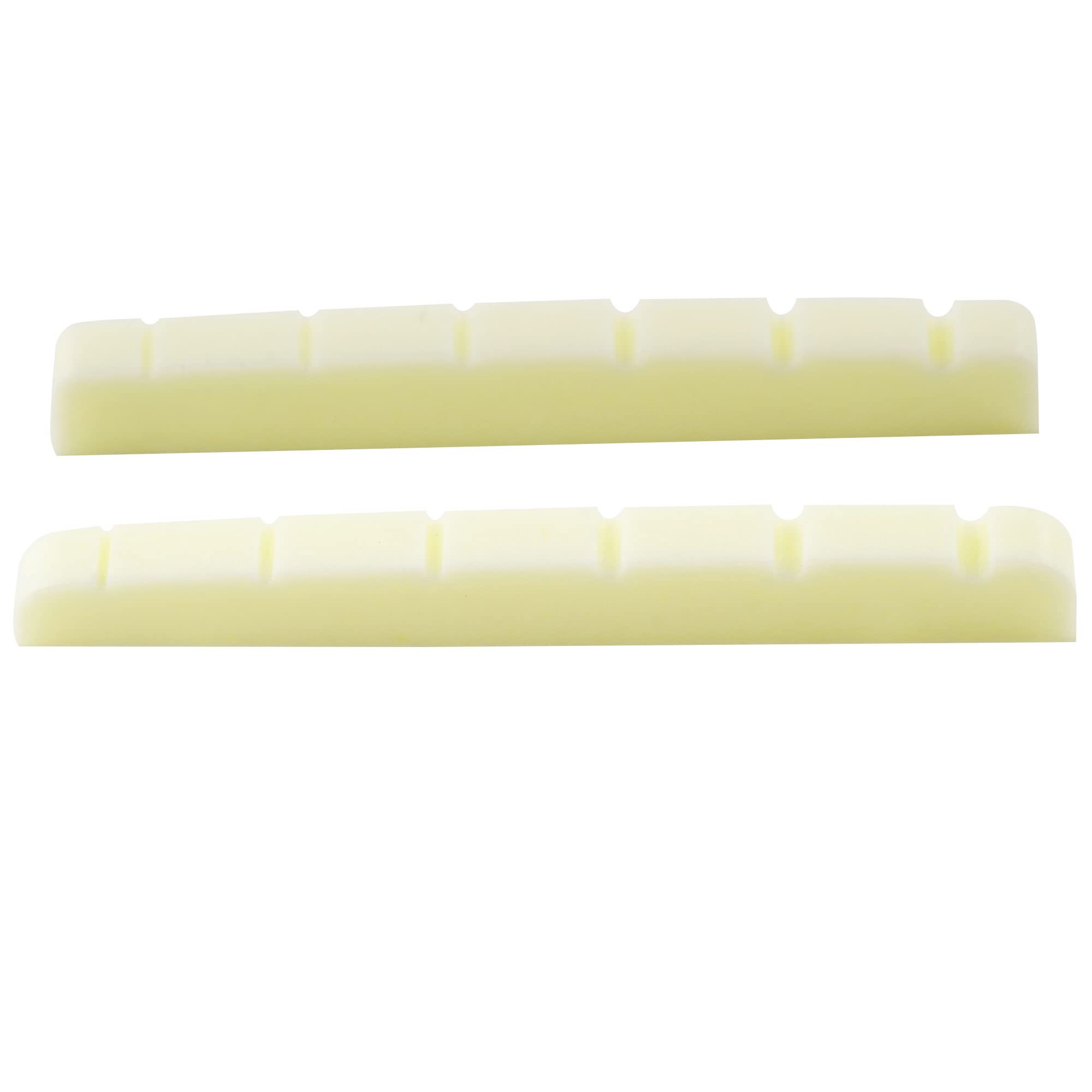 Musiclily Pro Urea Plastic 43mm String Grooved Nut for Flat Ivory of 6-String Stratocaster, Bottom, (Set 2) слонова кістка
Musiclily Pro Urea Plastic 43mm String Grooved Nut for Flat Ivory of 6-String Stratocaster, Bottom, (Set 2) слонова кістка