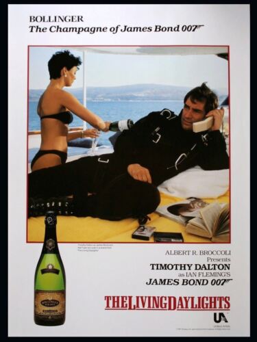 Bollinger Bond The Living Daylights Retro Metal Plaque Vintage sign aAluminum 20x30cm(7.8x11.8inch)
Bollinger Bond The Living Daylights Retro Metal Plaque Vintage sign aAluminum 20x30cm(7.8x11.8inch)
