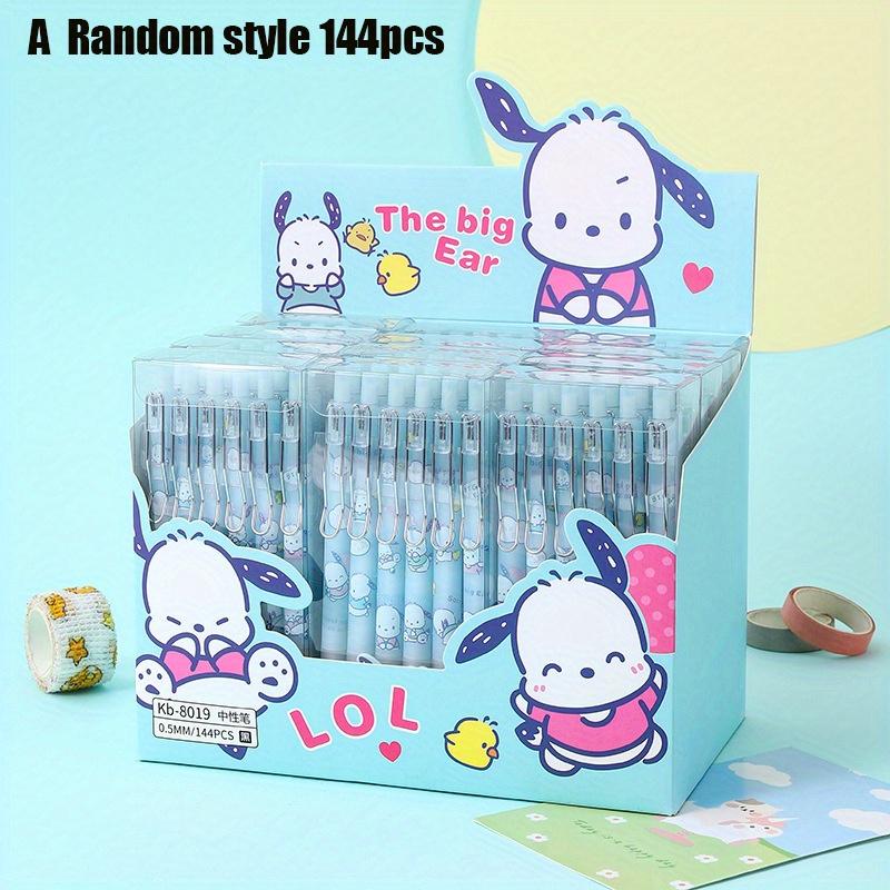 Back To School Season 144Pcs 0.5mm A/B Style Charming Blue Cartoon Dog Pattern Black Neutral Pen, Cute Office Signature Pen, Smooth Writing Student Te A Random style 144pcs
Back To School Season 144Pcs 0.5mm A/B Style Charming Blue Cartoon Dog Pattern Black Neutral Pen, Cute Office Signature Pen, Smooth Writing Student Te A Random style 144pcs