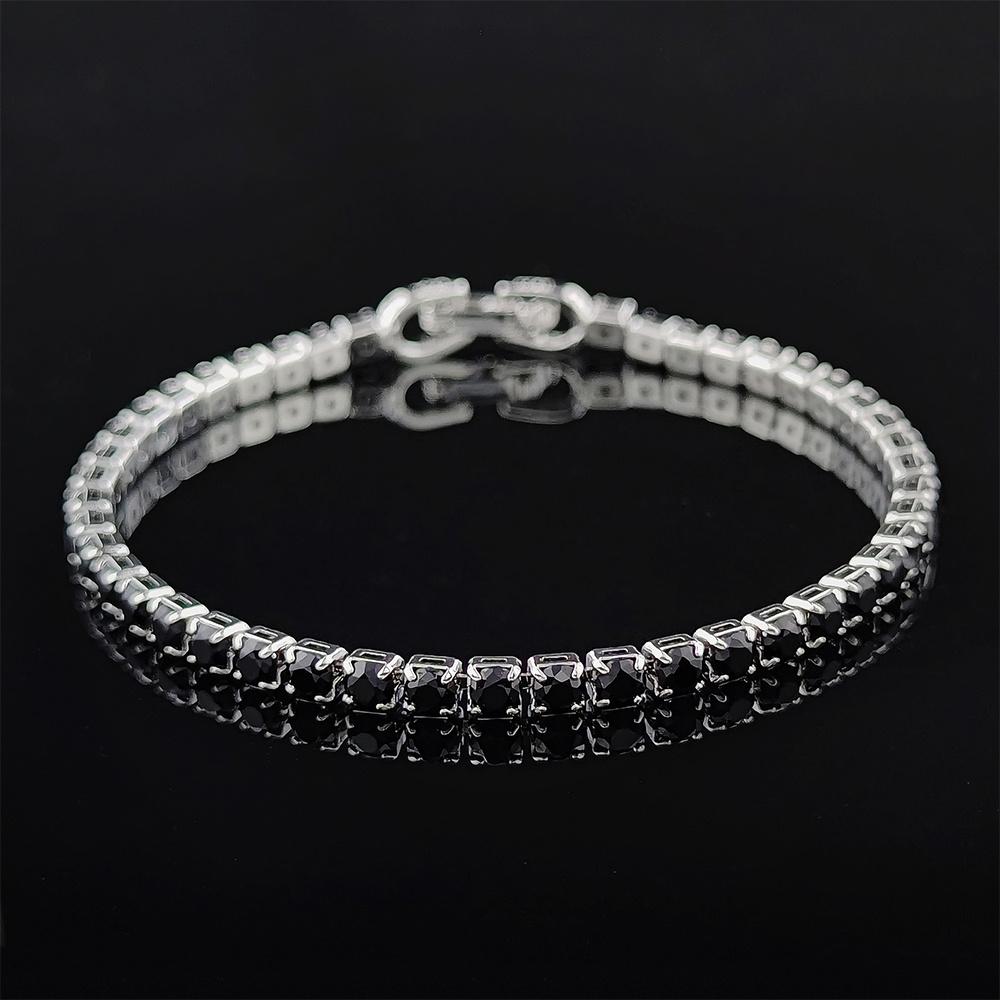 Sliver Color 3mm 4mm 5mm Black Bracelet Bangle for Women Wedding Fashion Jewelry Party Gift S4777 19cm
Sliver Color 3mm 4mm 5mm Black Bracelet Bangle for Women Wedding Fashion Jewelry Party Gift S4777 19cm
