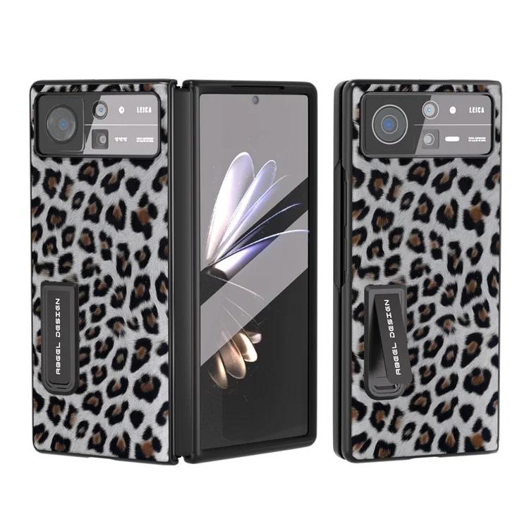 For Xiaomi Mix Fold 2 5G Leopard Pattern Kickstand Cover PU Leather+PC Phone Case with Tempered Glass Film
For Xiaomi Mix Fold 2 5G Leopard Pattern Kickstand Cover PU Leather+PC Phone Case with Tempered Glass Film