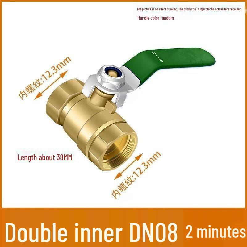 Copper Ball Valve with Female Thread: 6 Points, 2 Points Tap Switch, 1 Inch Threaded Port, Internal/External 4 Points for Water and Gas
Copper Ball Valve with Female Thread: 6 Points, 2 Points Tap Switch, 1 Inch Threaded Port, Internal/External 4 Points for Water and Gas