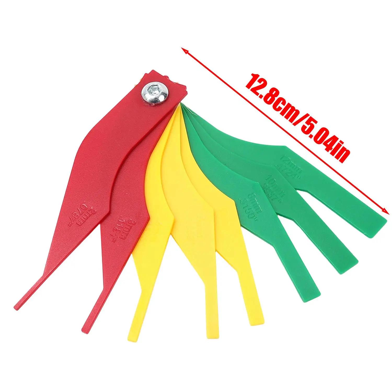 New Pastic Brake Pad Measuring Tool Gauge Feeler Tester Scale Lining Thickness Wear Meter Thickness Gauge Handy Measuring
New Pastic Brake Pad Measuring Tool Gauge Feeler Tester Scale Lining Thickness Wear Meter Thickness Gauge Handy Measuring