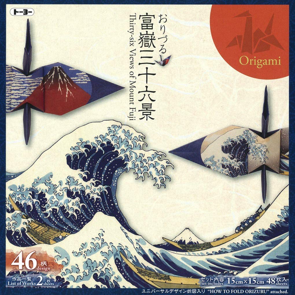 Toyo Origami Orizuru Views of Fuji 15cm 46 Patterns 46 Sheets 006202 Thirty-Six Mt.
Toyo Origami Orizuru Views of Fuji 15cm 46 Patterns 46 Sheets 006202 Thirty-Six Mt.