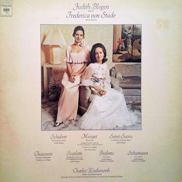 LP Record JUDITH BLEGEN FREDERICA VON STADE Arias and Duets M33307 COLUMBIA MASTE 1975 US Classical Used
LP Record JUDITH BLEGEN FREDERICA VON STADE Arias and Duets M33307 COLUMBIA MASTE 1975 US Classical Used
