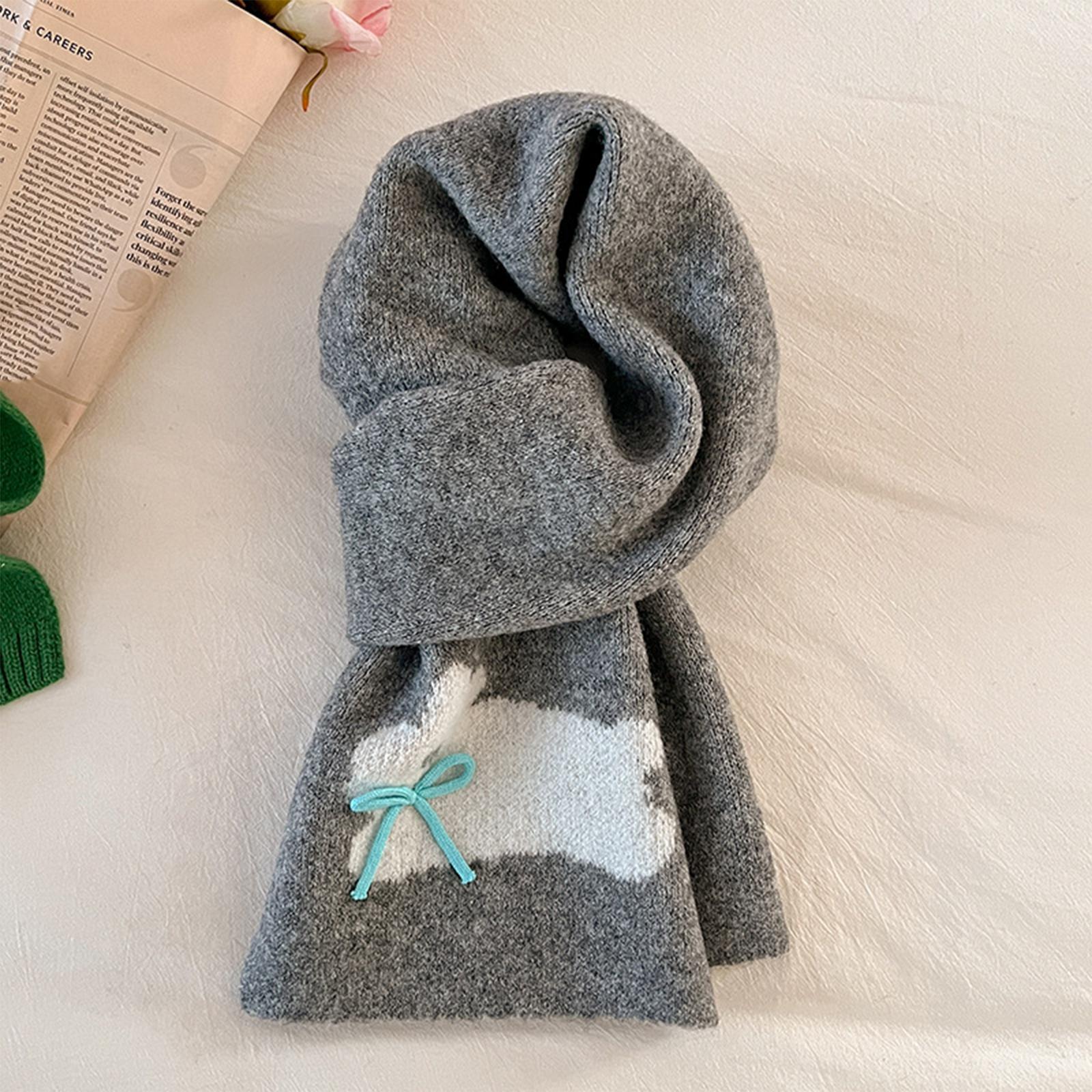 Handmade Butterfly Knot Cartoon Dog Scarf Women s Winter Warm Knitted Woolen Imitation Cashmere Neck Warmer Korean Style серый
Handmade Butterfly Knot Cartoon Dog Scarf Women s Winter Warm Knitted Woolen Imitation Cashmere Neck Warmer Korean Style серый