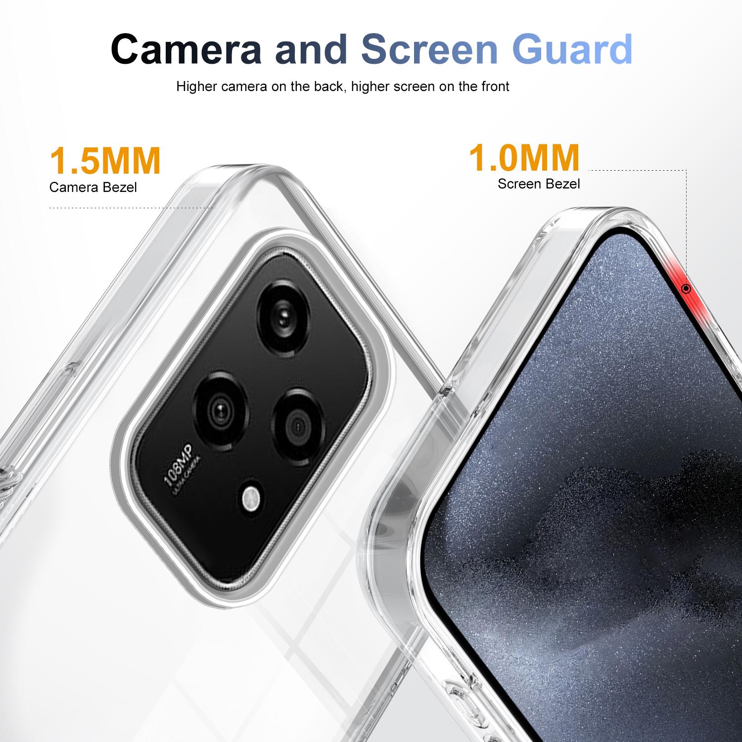 For Honor 200 Lite Clear Phone Case TPU+PC Anti-Slip Drop-Proof Back Cover Transparent
For Honor 200 Lite Clear Phone Case TPU+PC Anti-Slip Drop-Proof Back Cover Transparent
