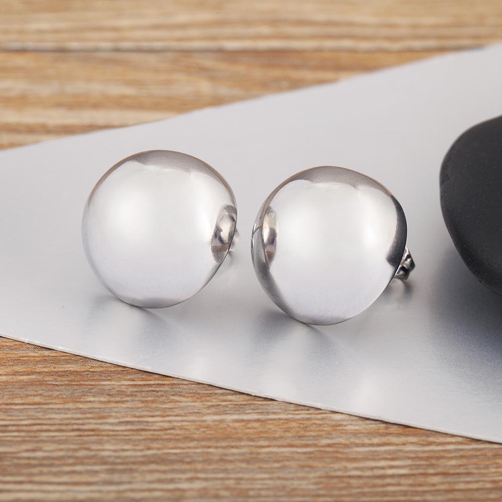Nidin New Retro Simple Style Semicircle Shape Copper Stud Earrings For Women Lady Daily Party Ear Jewelry Accessories Fine Gifts срібний
Nidin New Retro Simple Style Semicircle Shape Copper Stud Earrings For Women Lady Daily Party Ear Jewelry Accessories Fine Gifts срібний