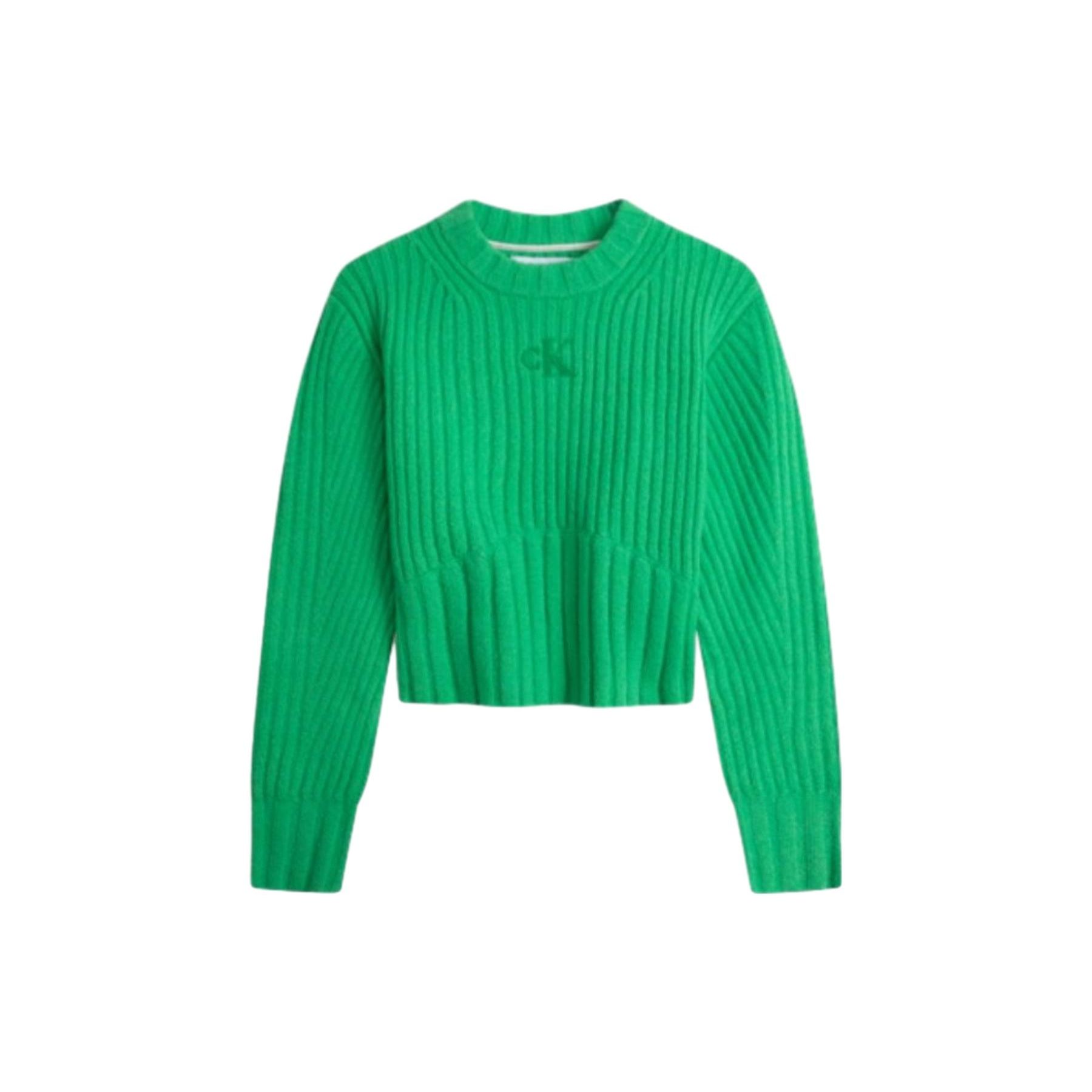 Calvin Klein FW23 Letter Texture Round Neck Pullover Sweater Women sweater Emerald-Green J222303 L
Calvin Klein FW23 Letter Texture Round Neck Pullover Sweater Women sweater Emerald-Green J222303 L
