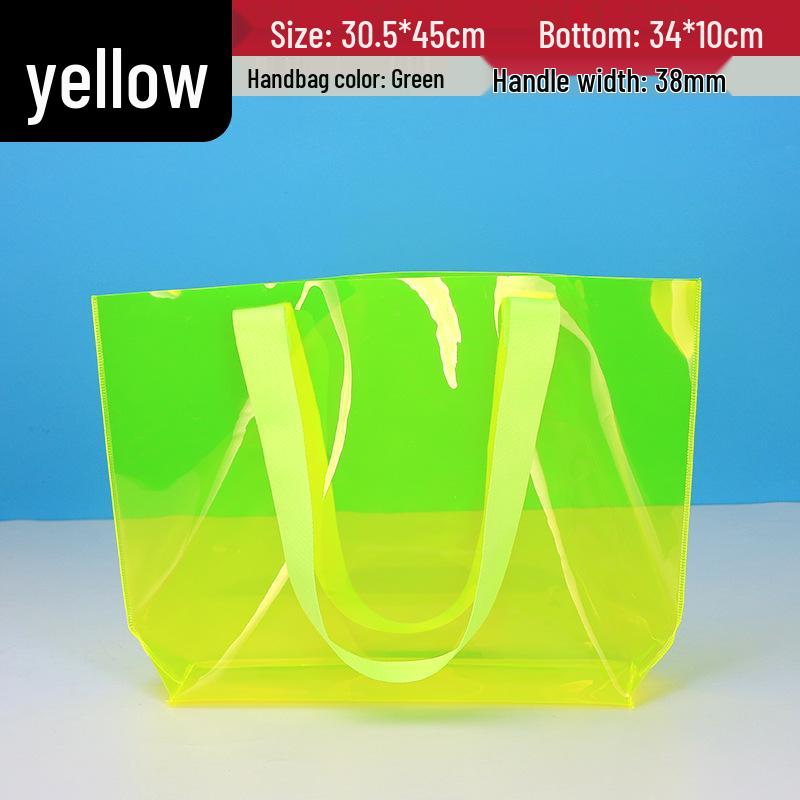 PVC Laser Handheld Waterproof Shopping Bag - High-End, Large Capacity, Logo Printable
PVC Laser Handheld Waterproof Shopping Bag - High-End, Large Capacity, Logo Printable