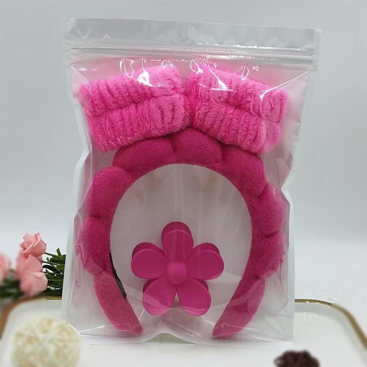 New cloud headband for makeup and yoga, versatile headband, face washing sponge headband, hairband gift set of 2 pieces Rose red, pack of 2
New cloud headband for makeup and yoga, versatile headband, face washing sponge headband, hairband gift set of 2 pieces Rose red, pack of 2
