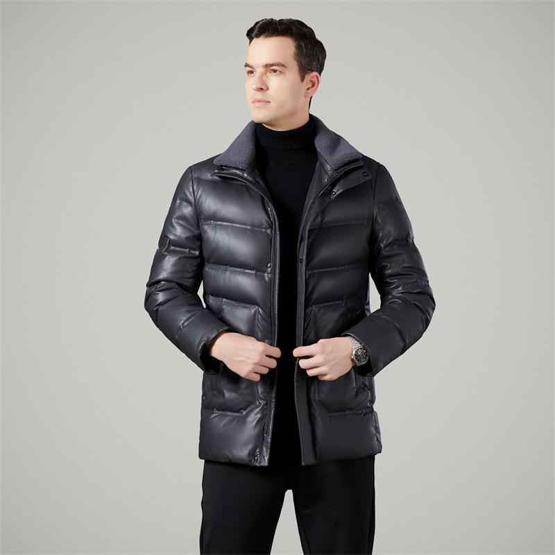 Men s down jacket men s winter new style men s short middle-aged dad s wear thickened warm white duck down jacket 195
Men s down jacket men s winter new style men s short middle-aged dad s wear thickened warm white duck down jacket 195