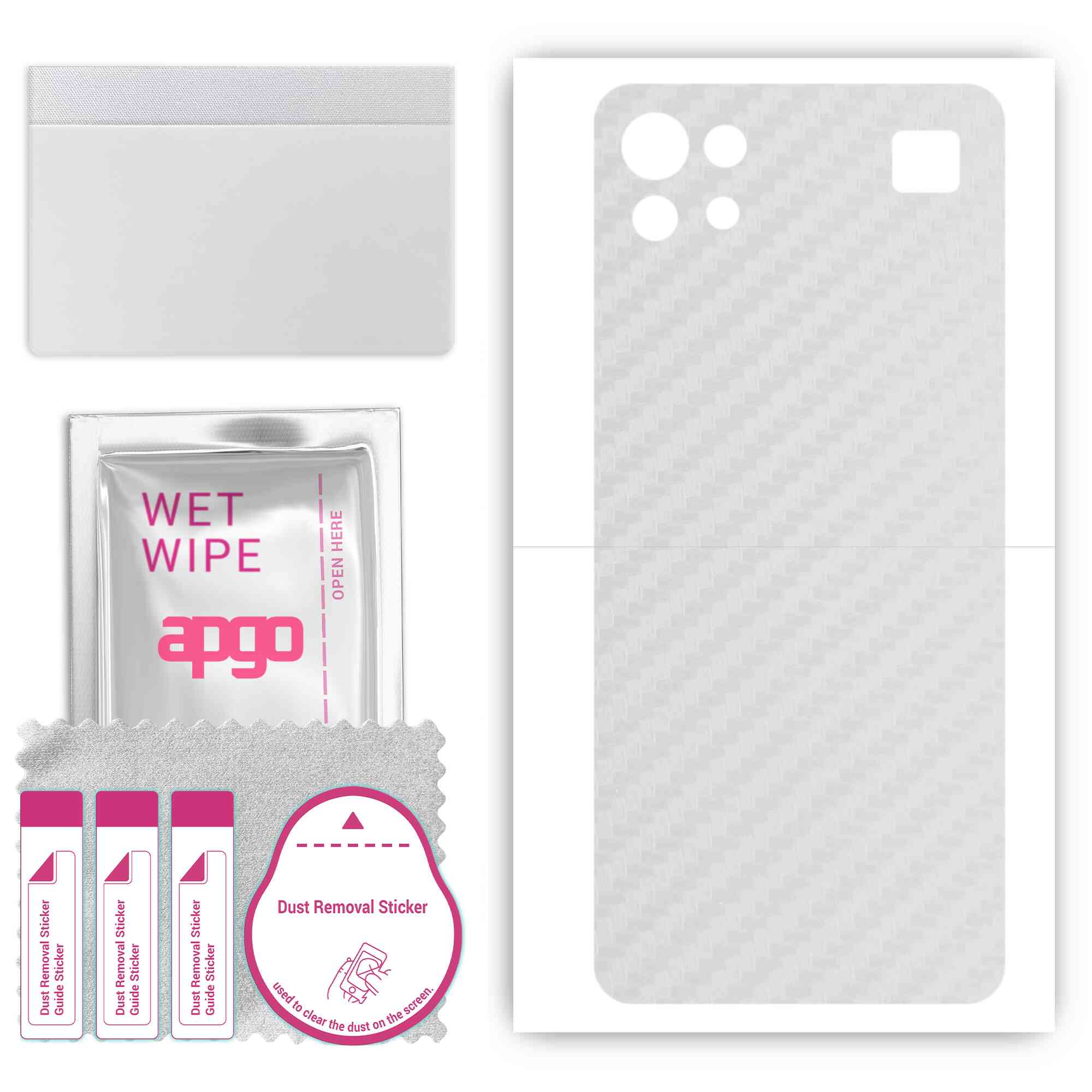 apgo Protective Skin Sticker for the back compatible with LG K92 5G, Wrap Film, Foil, Vinyl - Pattern Transparent Carbon
apgo Protective Skin Sticker for the back compatible with LG K92 5G, Wrap Film, Foil, Vinyl - Pattern Transparent Carbon