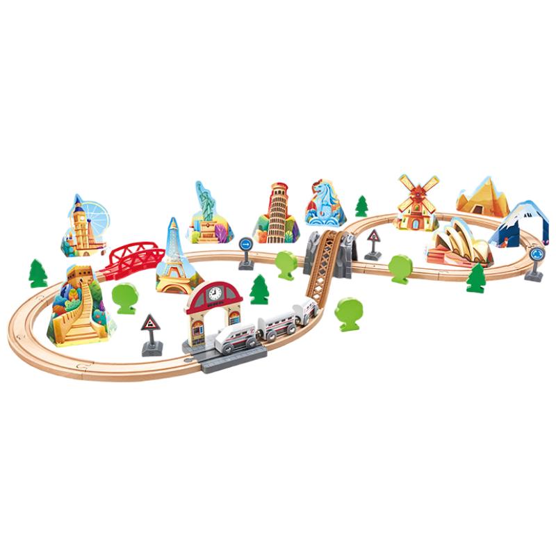 Hape World Adventure Wooden Train Track Set
Hape World Adventure Wooden Train Track Set