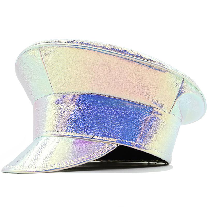 Big red laser patent leather flat hat women party pu leather navy cap glossy performance beret
Big red laser patent leather flat hat women party pu leather navy cap glossy performance beret