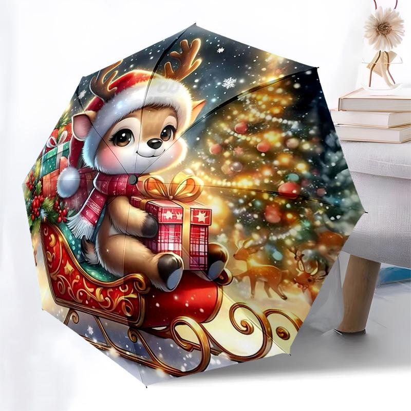 1pc Merry Christmas! Automatic Opening Closing Umbrella with Portable Tri-Fold Design, 8-Bone Iron Frame, Outdoor, Perfect Gift for Fans, Travelers, D
1pc Merry Christmas! Automatic Opening Closing Umbrella with Portable Tri-Fold Design, 8-Bone Iron Frame, Outdoor, Perfect Gift for Fans, Travelers, D