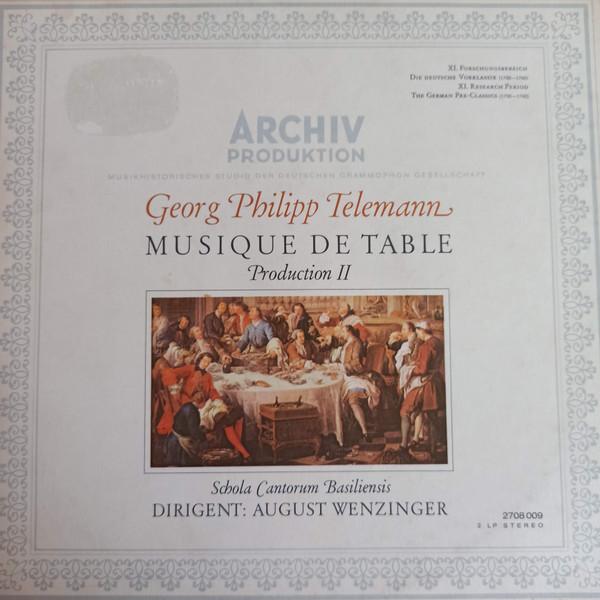 LP Record GEORG PHILIPP TELEMANN / SCHOLA CAN - Musique De Table (Tafelmusik-Banque 2708009 Archiv Produkti Germany Obi Classical Used
LP Record GEORG PHILIPP TELEMANN / SCHOLA CAN - Musique De Table (Tafelmusik-Banque 2708009 Archiv Produkti Germany Obi Classical Used