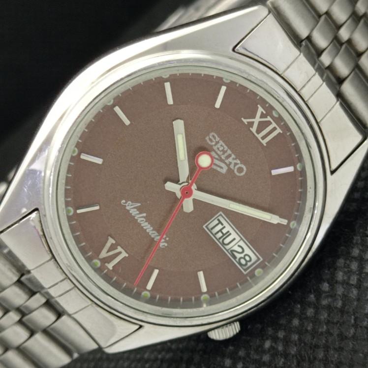 USED VINTAGE SEIKO 5 AUTO 7S26A JAPAN MENS D/D BROWN WATCH 608c-a315474-9 SKU608c-a315474
USED VINTAGE SEIKO 5 AUTO 7S26A JAPAN MENS D/D BROWN WATCH 608c-a315474-9 SKU608c-a315474