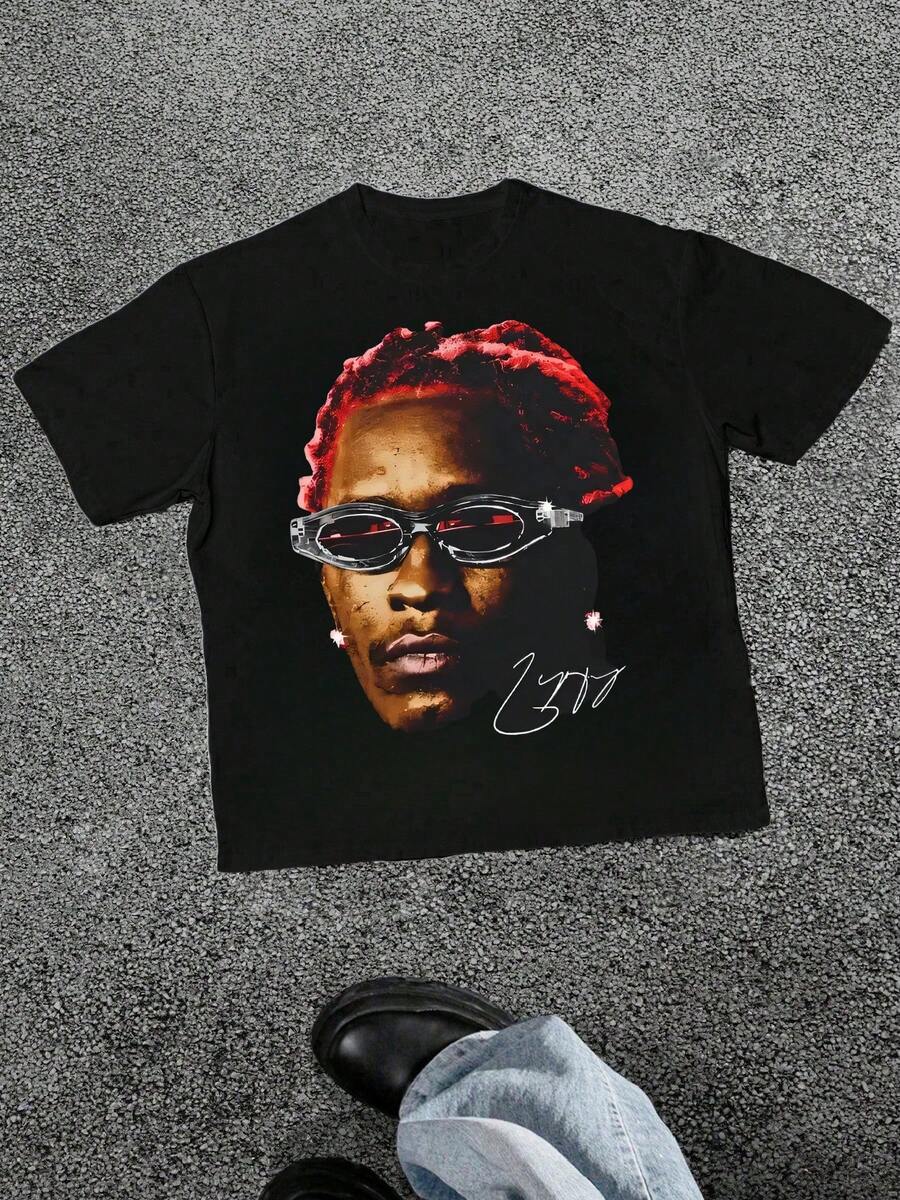 Men s Celebrity Portrait Graphic Print T Shirt Futuristic Sunglasses 100% Cotton Tee Urban Casual S разноцветный
Men s Celebrity Portrait Graphic Print T Shirt Futuristic Sunglasses 100% Cotton Tee Urban Casual S разноцветный