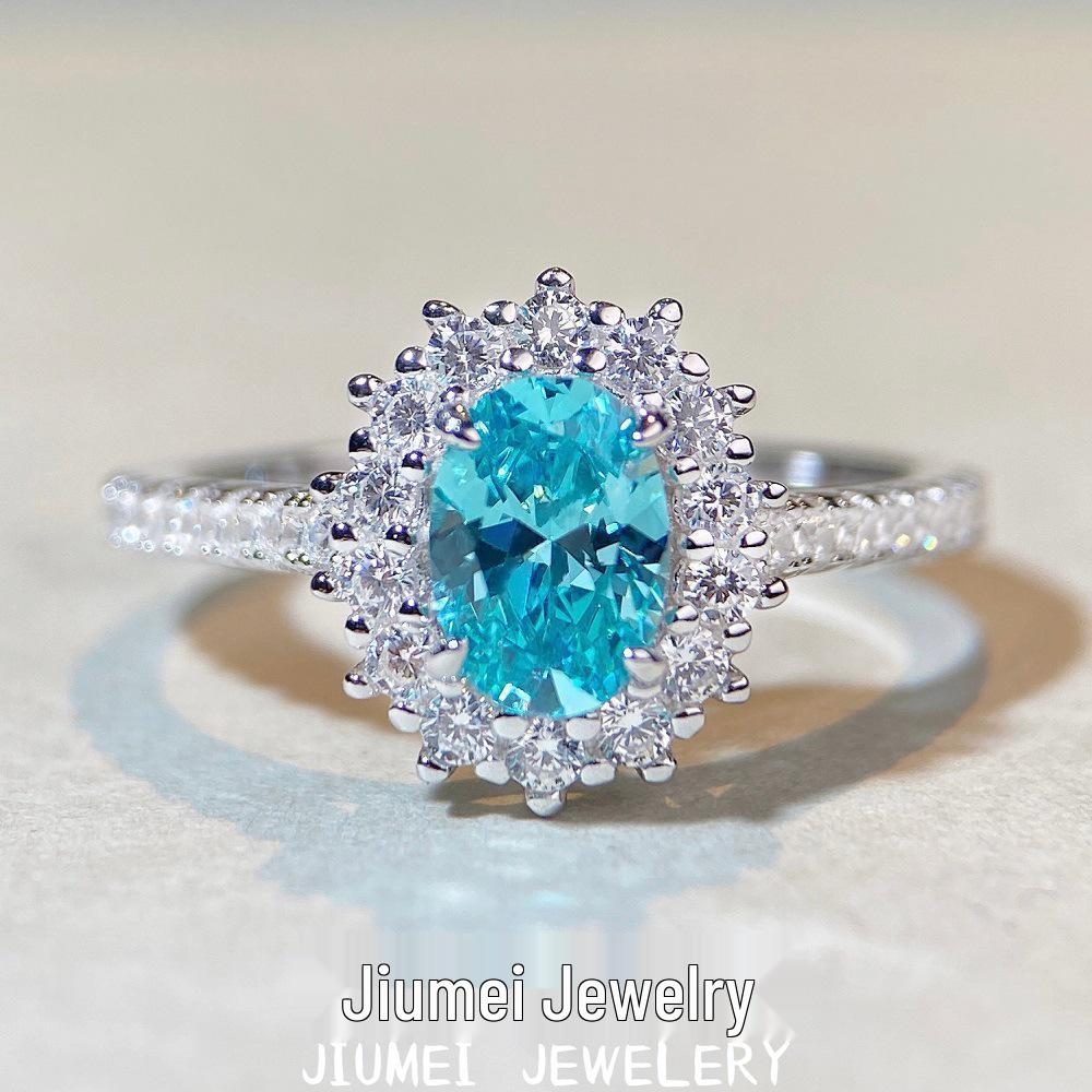 S925 Sterling Silver Women s Simple Aquamarine Zircon Ring - Non-Fading Diamond ins Style Size 7
S925 Sterling Silver Women s Simple Aquamarine Zircon Ring - Non-Fading Diamond ins Style Size 7