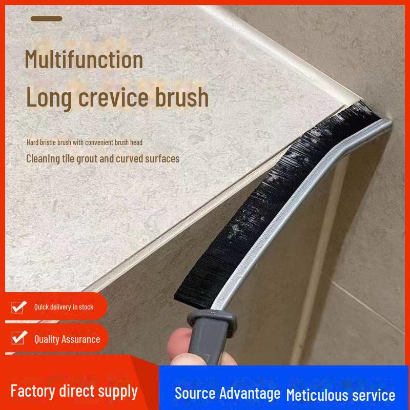 Щетка для чистки щелей и пазов для дверей, окон, плитки, кухни и ванной комнаты. plastic серый 
Щетка для чистки щелей и пазов для дверей, окон, плитки, кухни и ванной комнаты. plastic серый