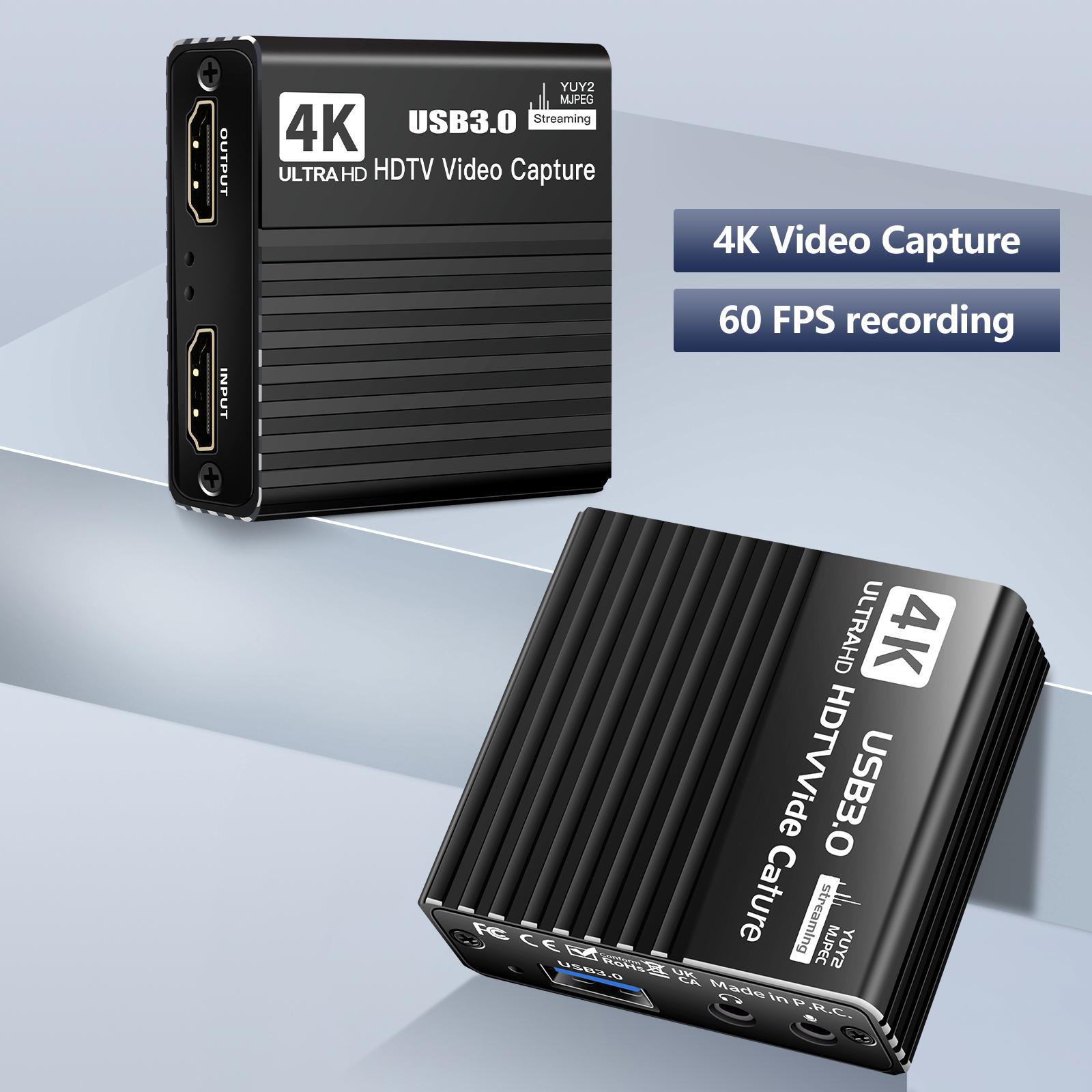 USB 3.0 Video Capture Card HDMI 4K Recording Box Game 1080P Video Recorder 60FPS
USB 3.0 Video Capture Card HDMI 4K Recording Box Game 1080P Video Recorder 60FPS