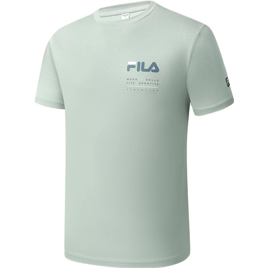 FILA Latte Girl 3.0 Letter Print Simple Round Neck Sports Pullover Knit Short Sleeve T-Shirt Men Tops Oatmeal-Gray A11M321108FGY M
FILA Latte Girl 3.0 Letter Print Simple Round Neck Sports Pullover Knit Short Sleeve T-Shirt Men Tops Oatmeal-Gray A11M321108FGY M