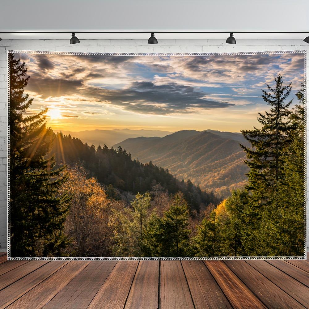 VIKAMA Mountain Sunrise Landscape Tapestry Golden Glow Forest Natural Scenery Living Room Sofa Backdrop Wall Decor Room Decor 74x94cm(29x37in)
VIKAMA Mountain Sunrise Landscape Tapestry Golden Glow Forest Natural Scenery Living Room Sofa Backdrop Wall Decor Room Decor 74x94cm(29x37in)